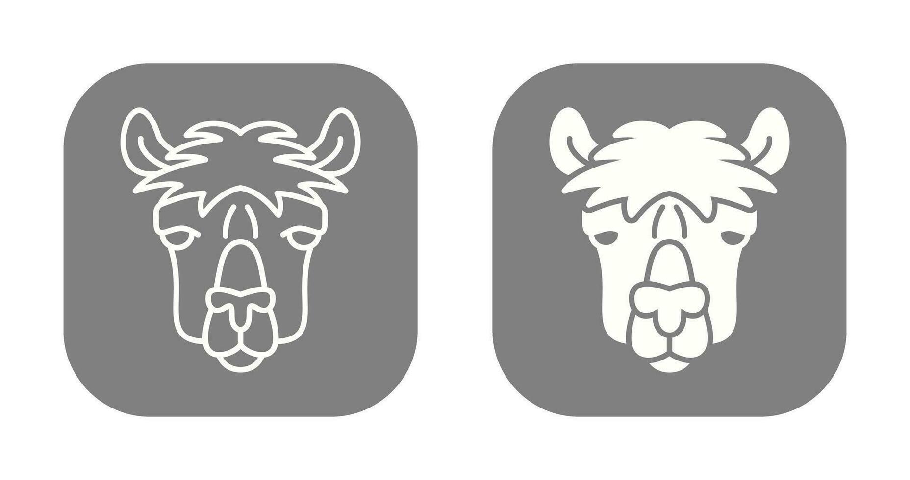 alpaca vector icoon