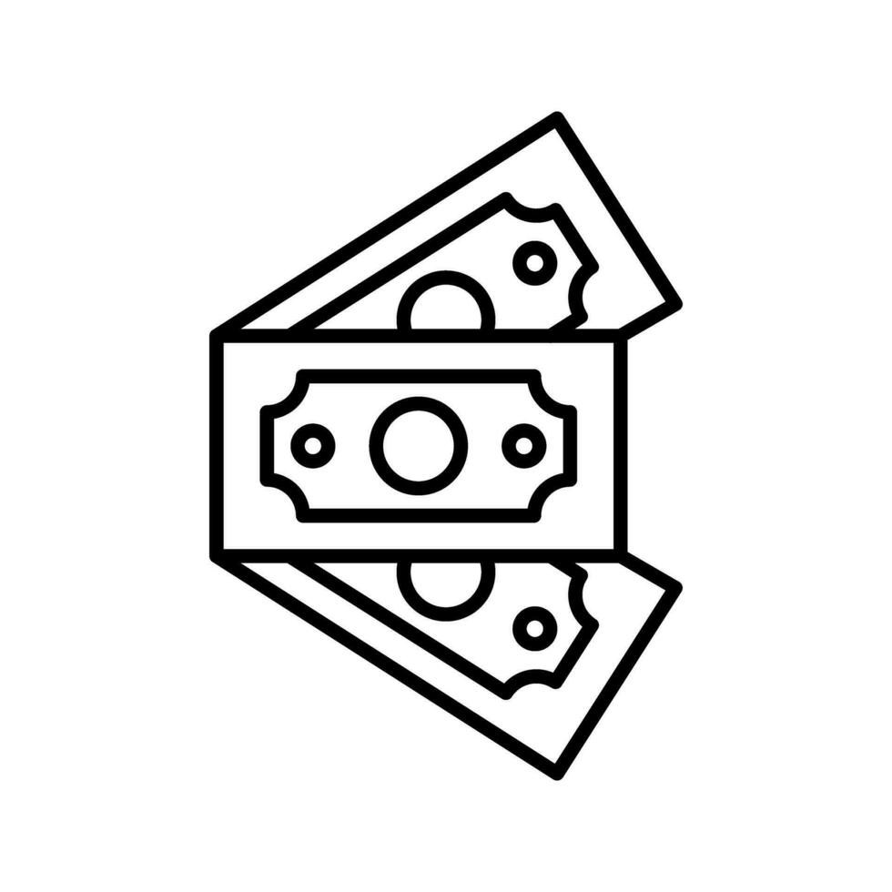 geld vector pictogram