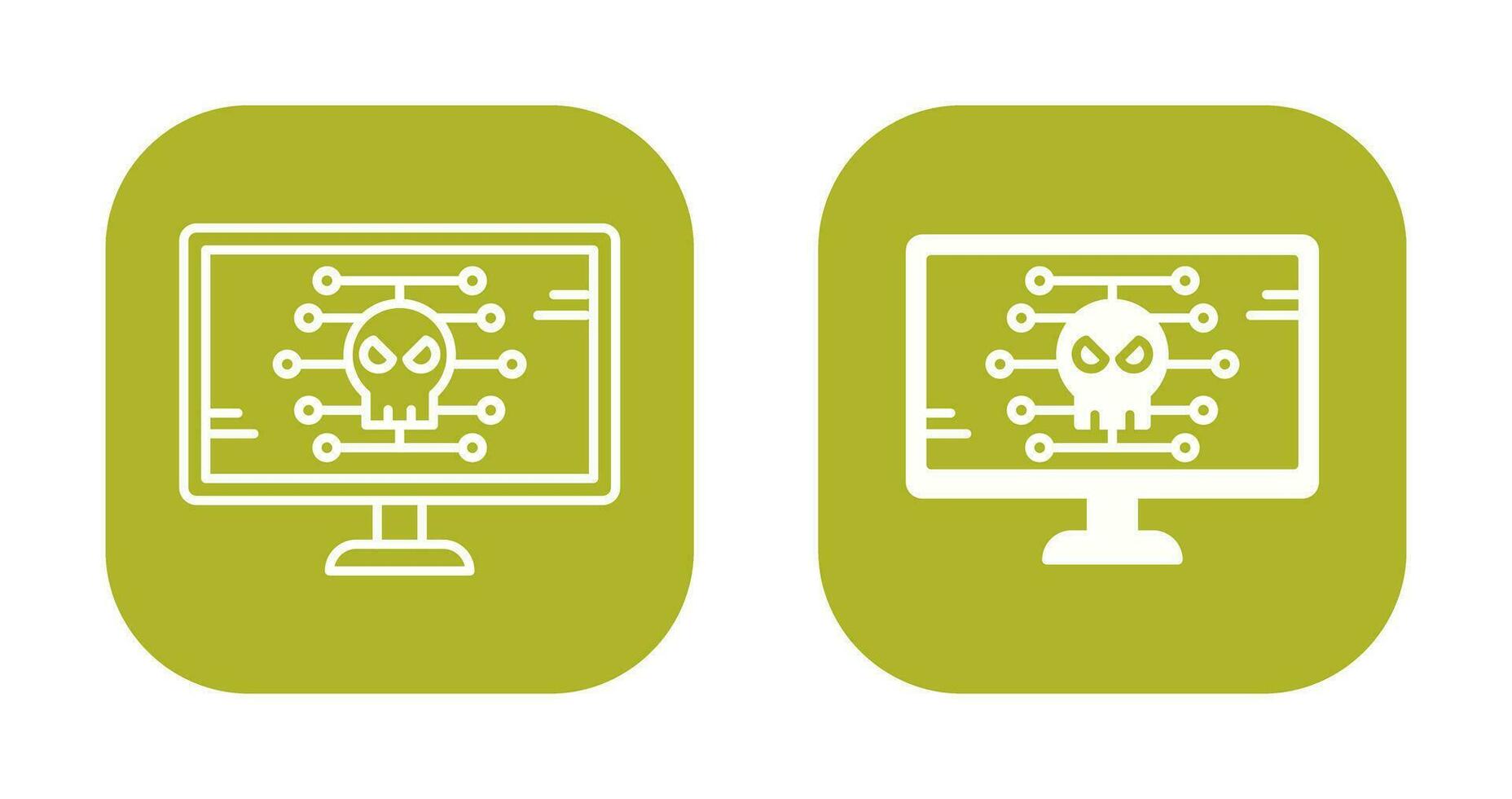 malware vector pictogram