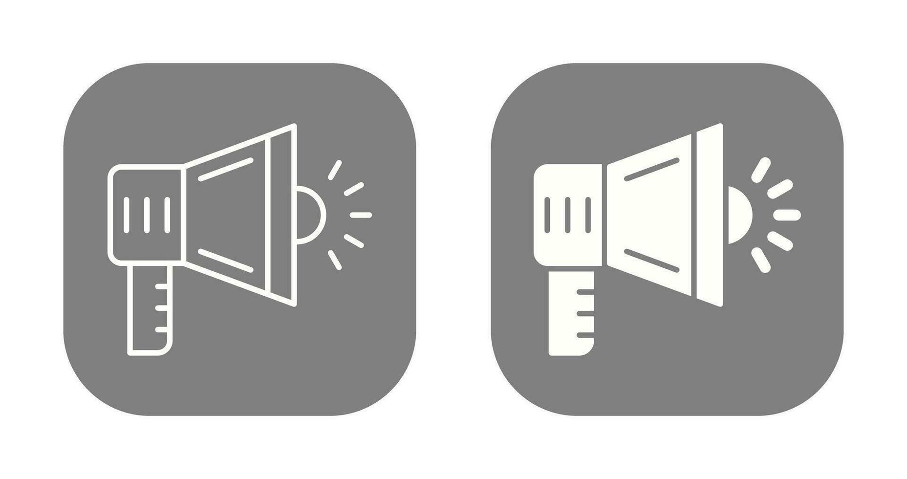 megafoon vector pictogram