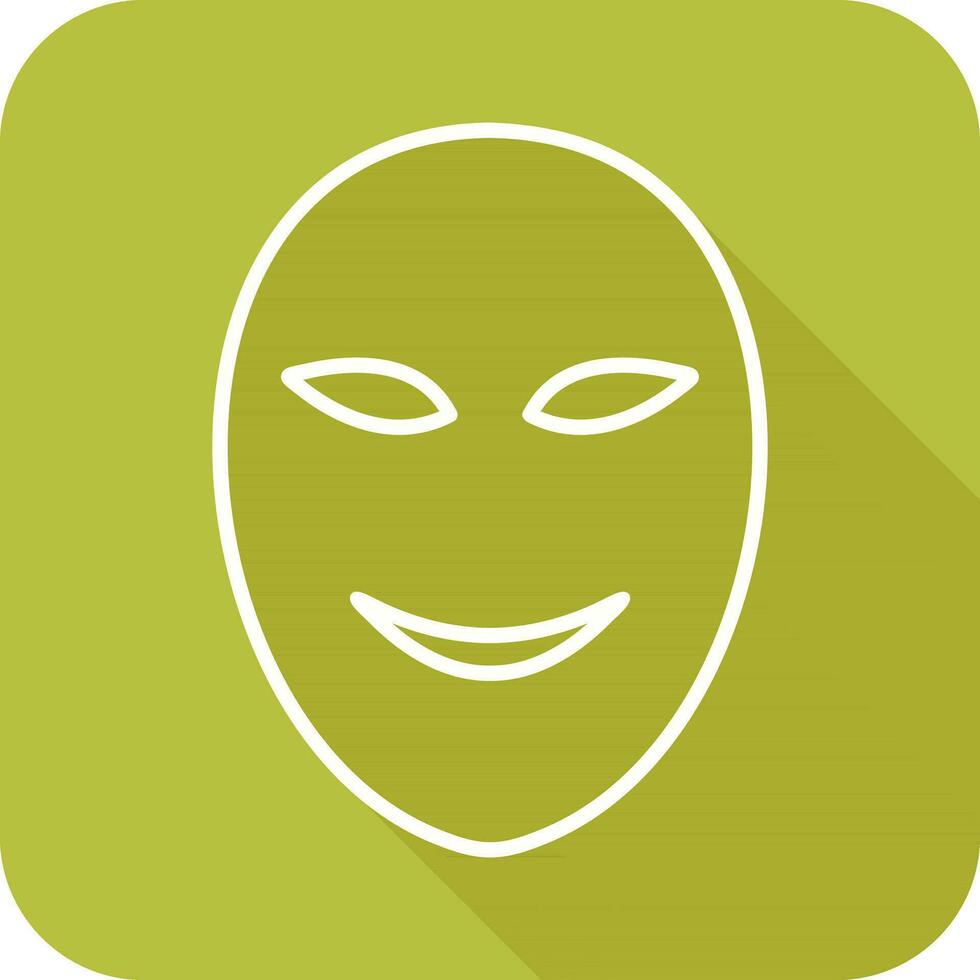 oude gezicht masker vector icoon