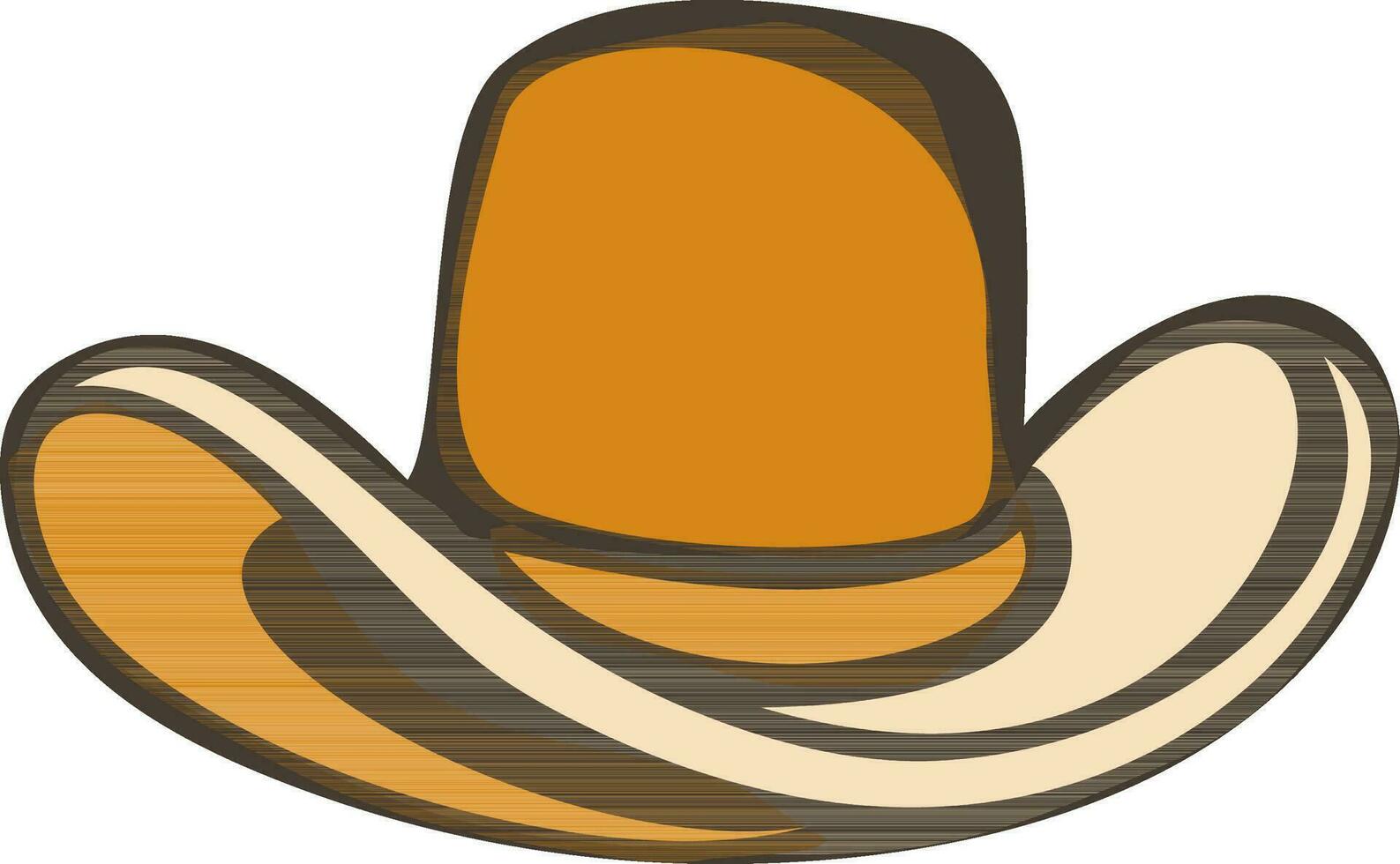 illustratie van cowboy hoed. vector