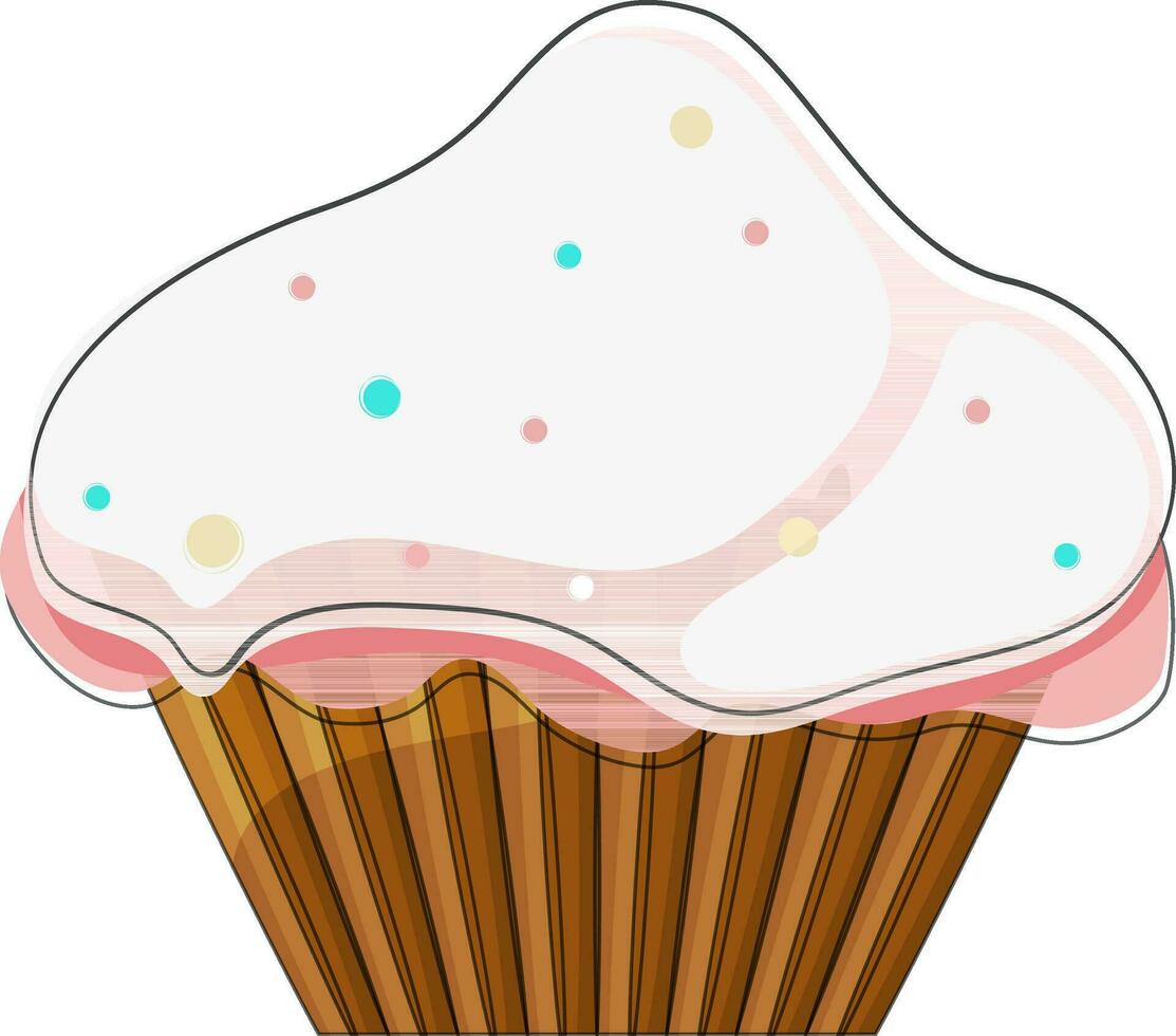 illustratie van zoet koekje. vector