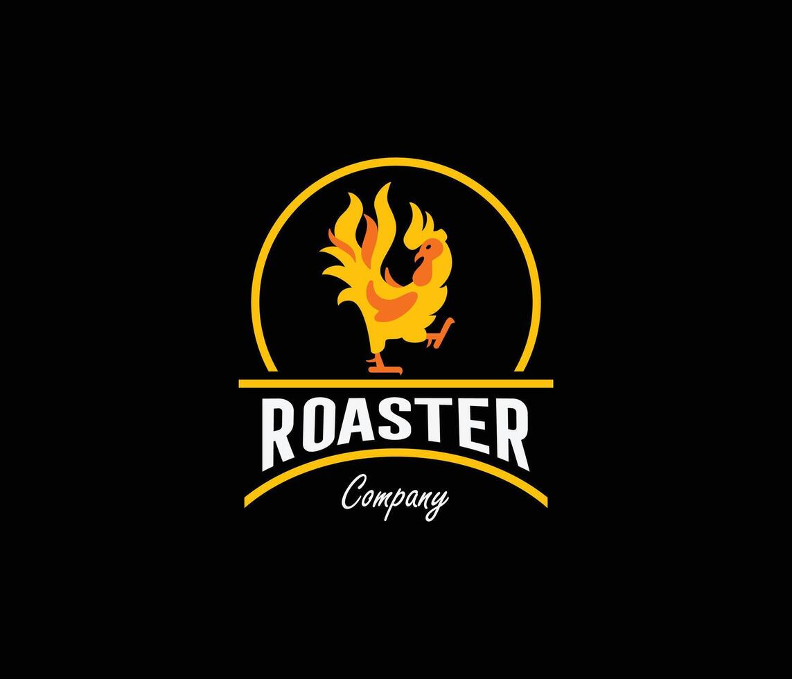 kip, heet, koffiebrander, grill, restaurant, barbecue, icoon, rood, vuur, voedsel logo, vectoren