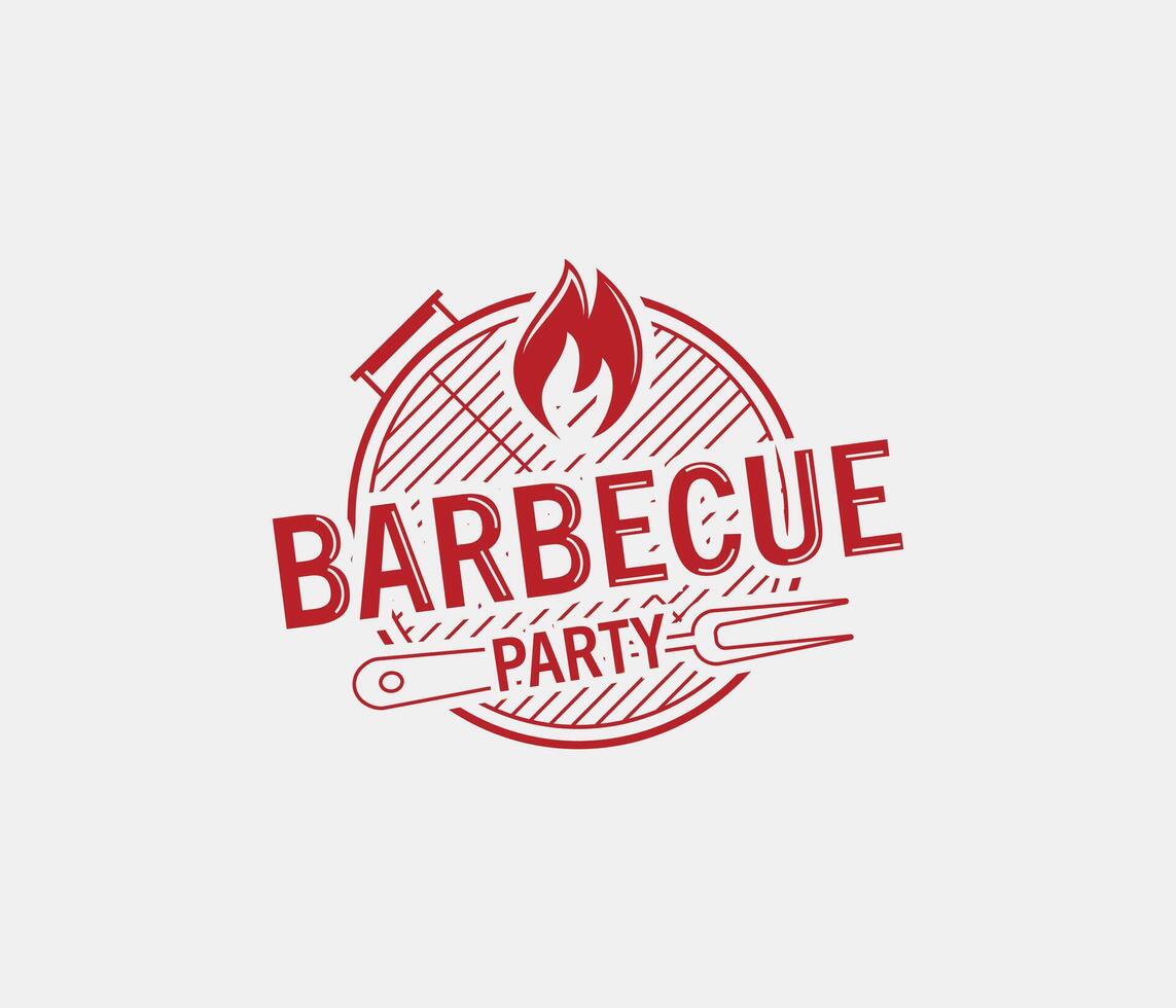 vuur, gebraden, huis, lepel, vork, vlam, barbecue, barbecue, rooster logo vectoren, gemakkelijk, minimaal logo vector