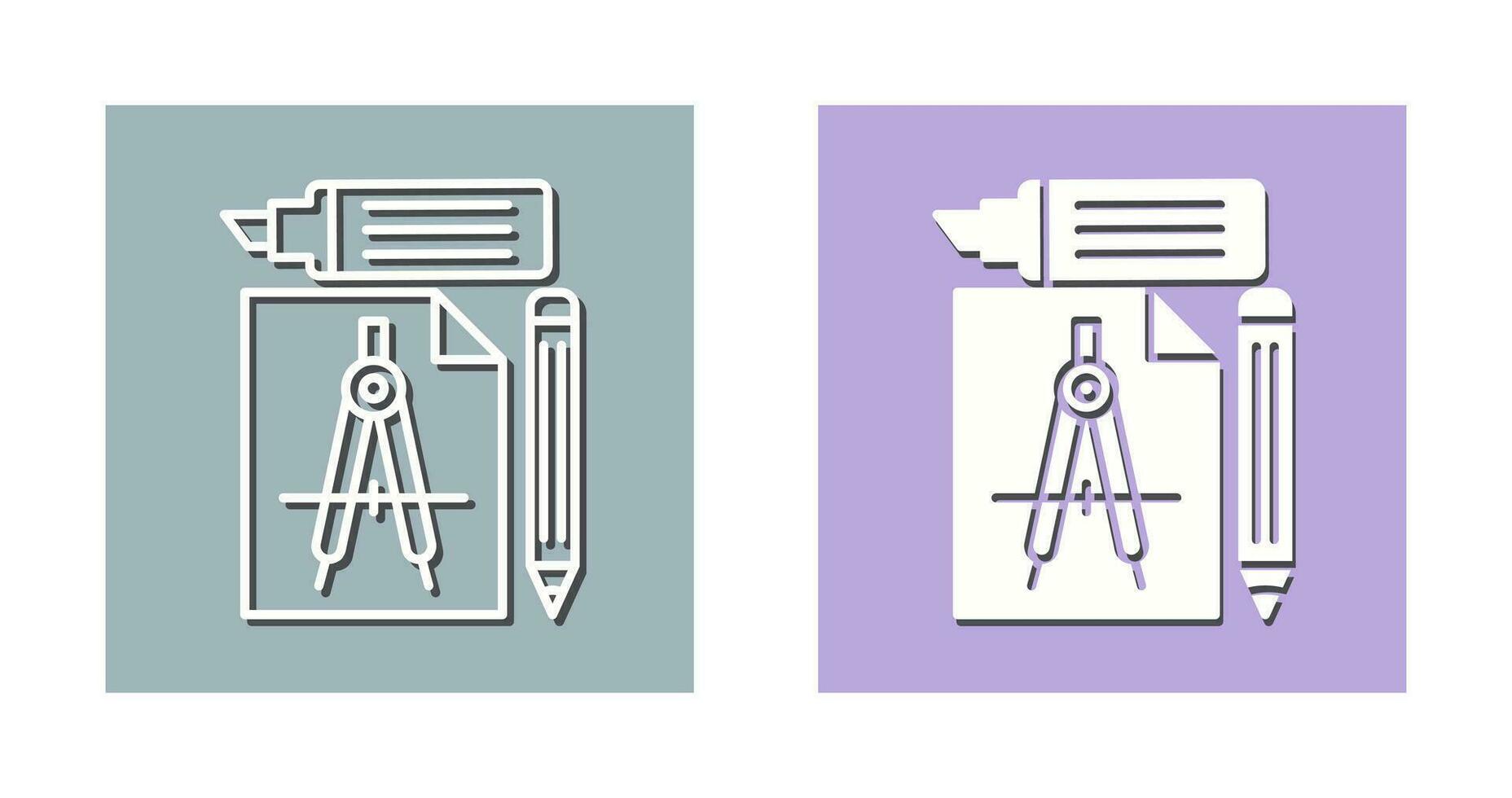 studie gereedschap vector icoon