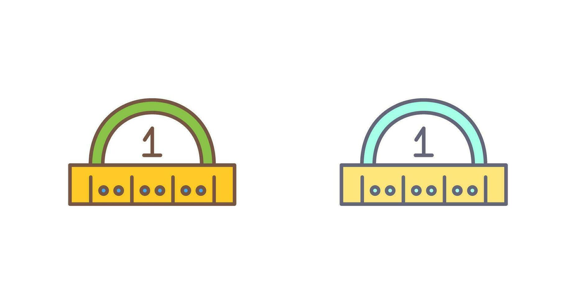 liniaal vector pictogram