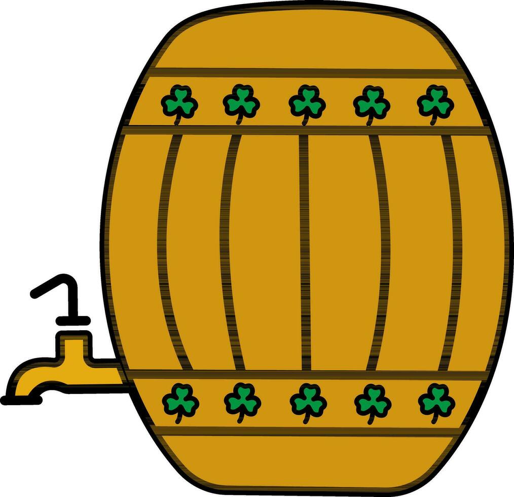 vlak illustratie van een loop. vector