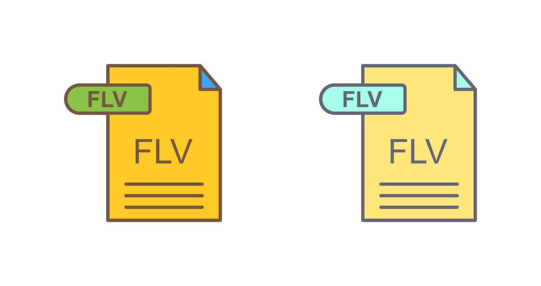 flv vector icoon