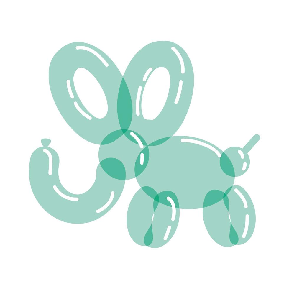 olifant opblaasbare ballon vector