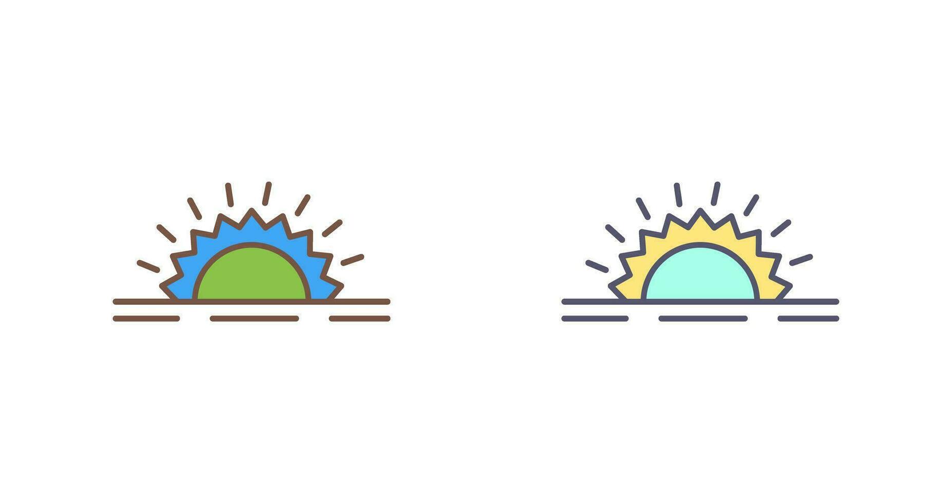 zonneschijn vector icoon