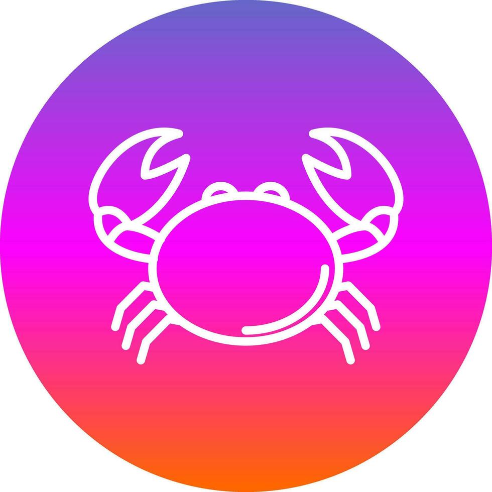 krab vector icoon ontwerp