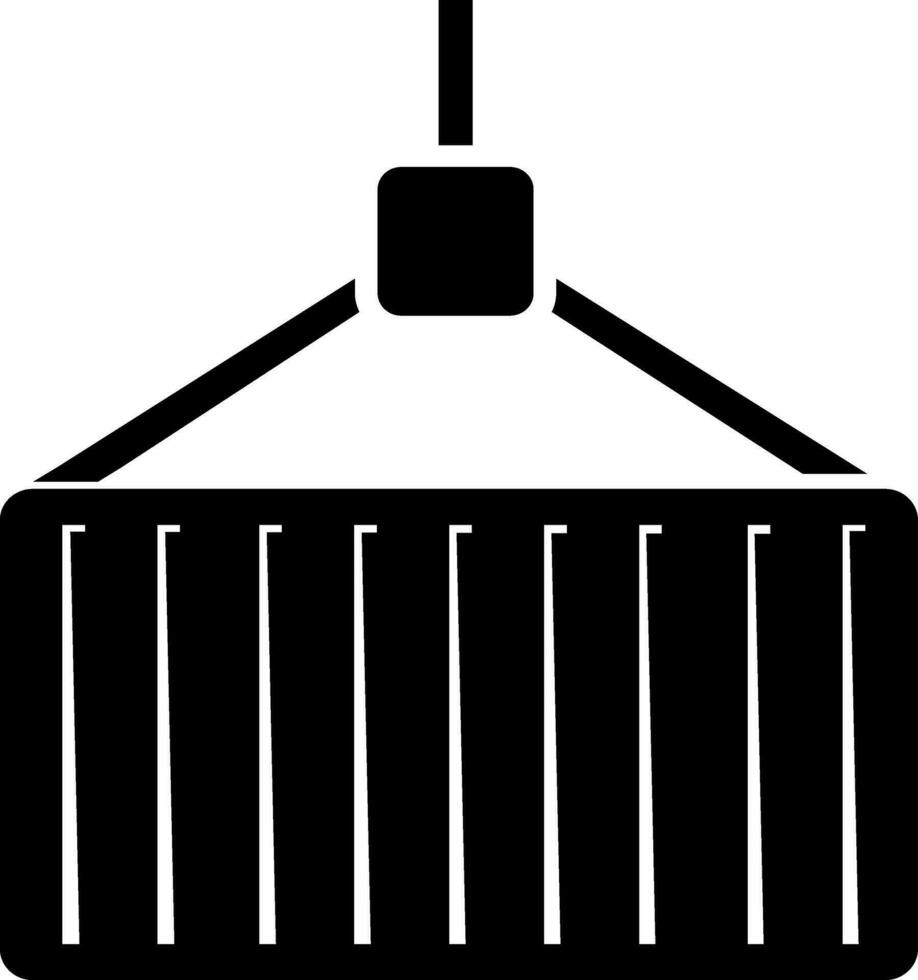 vlak illustratie van een kraan. vector