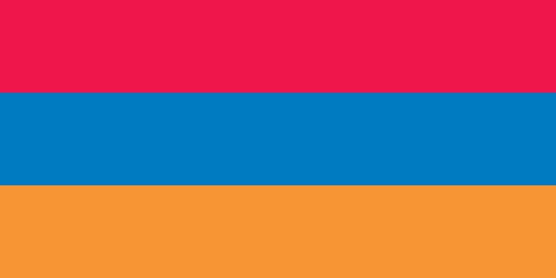 Armenië vlag officieel vector