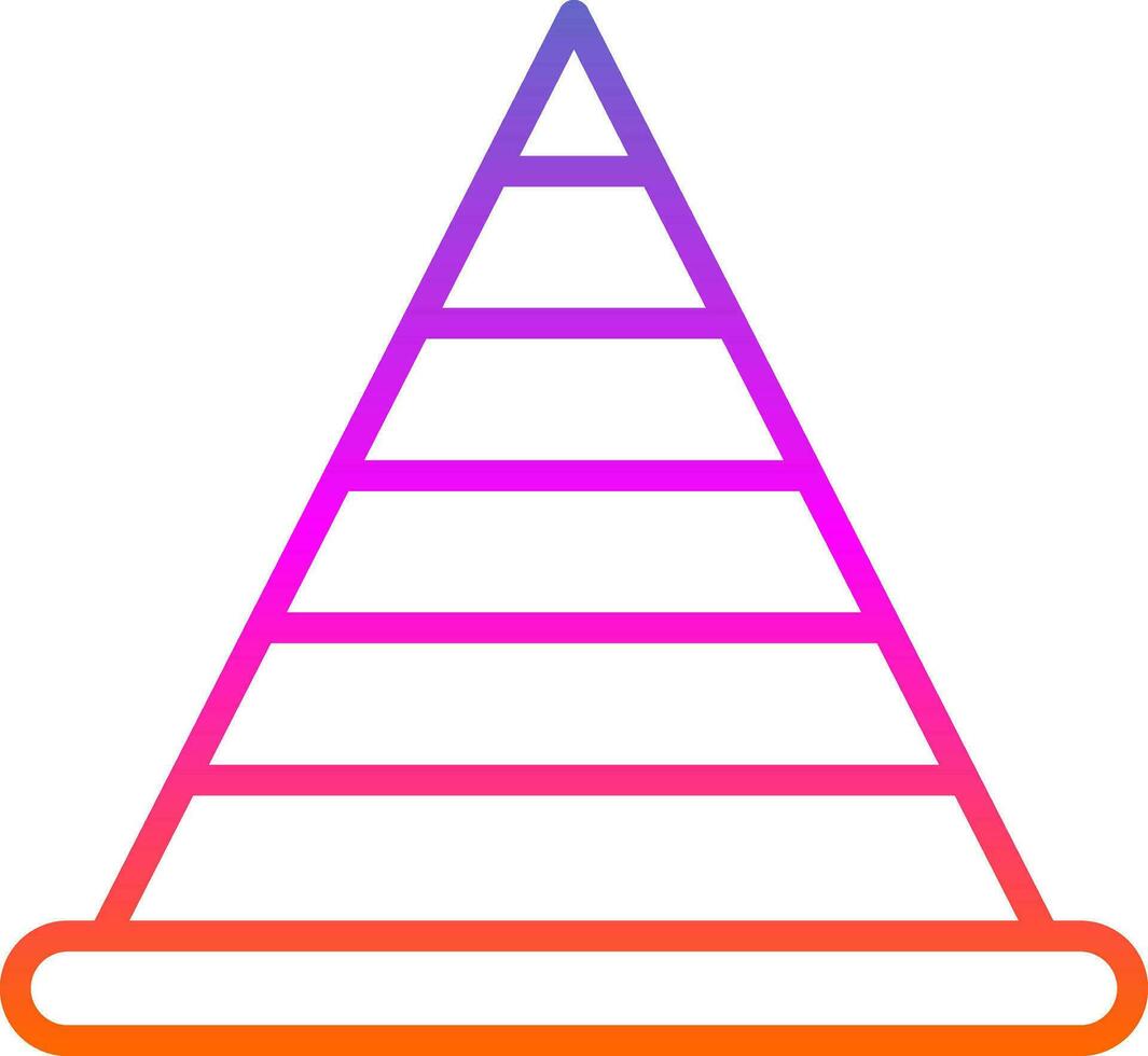 piramide vector icoon ontwerp