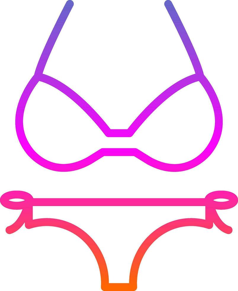 bikini vector icoon ontwerp