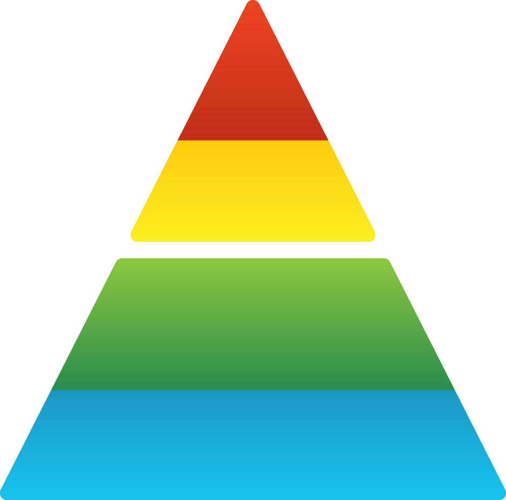 piramide vector icoon ontwerp