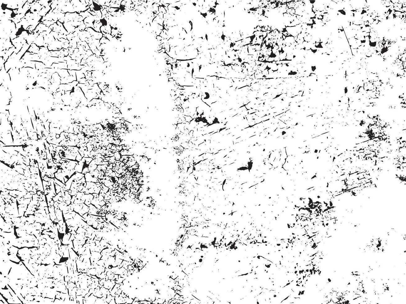 roest en vuil overlay zwart-wit textuur vector