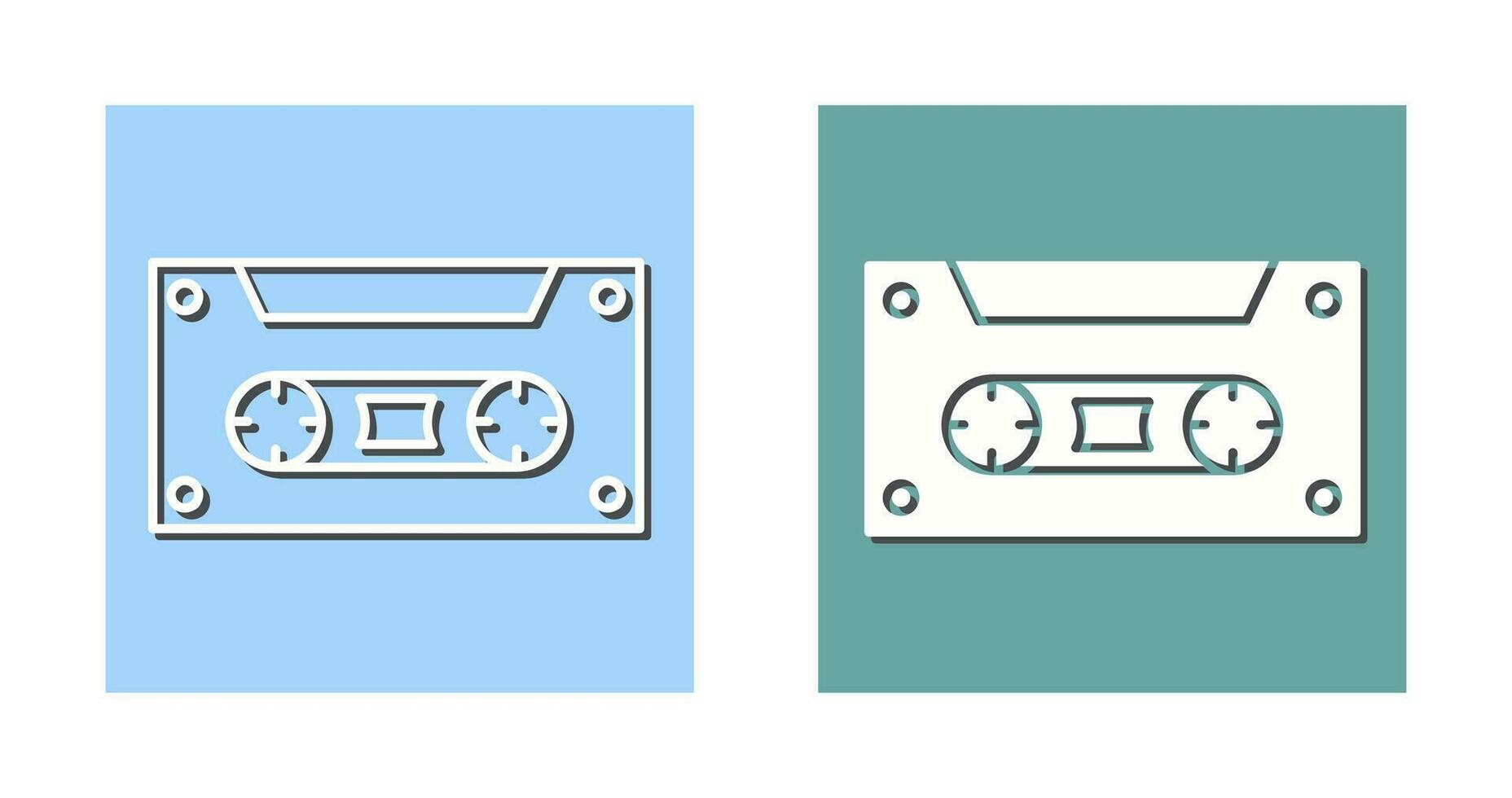 casette vector icoon