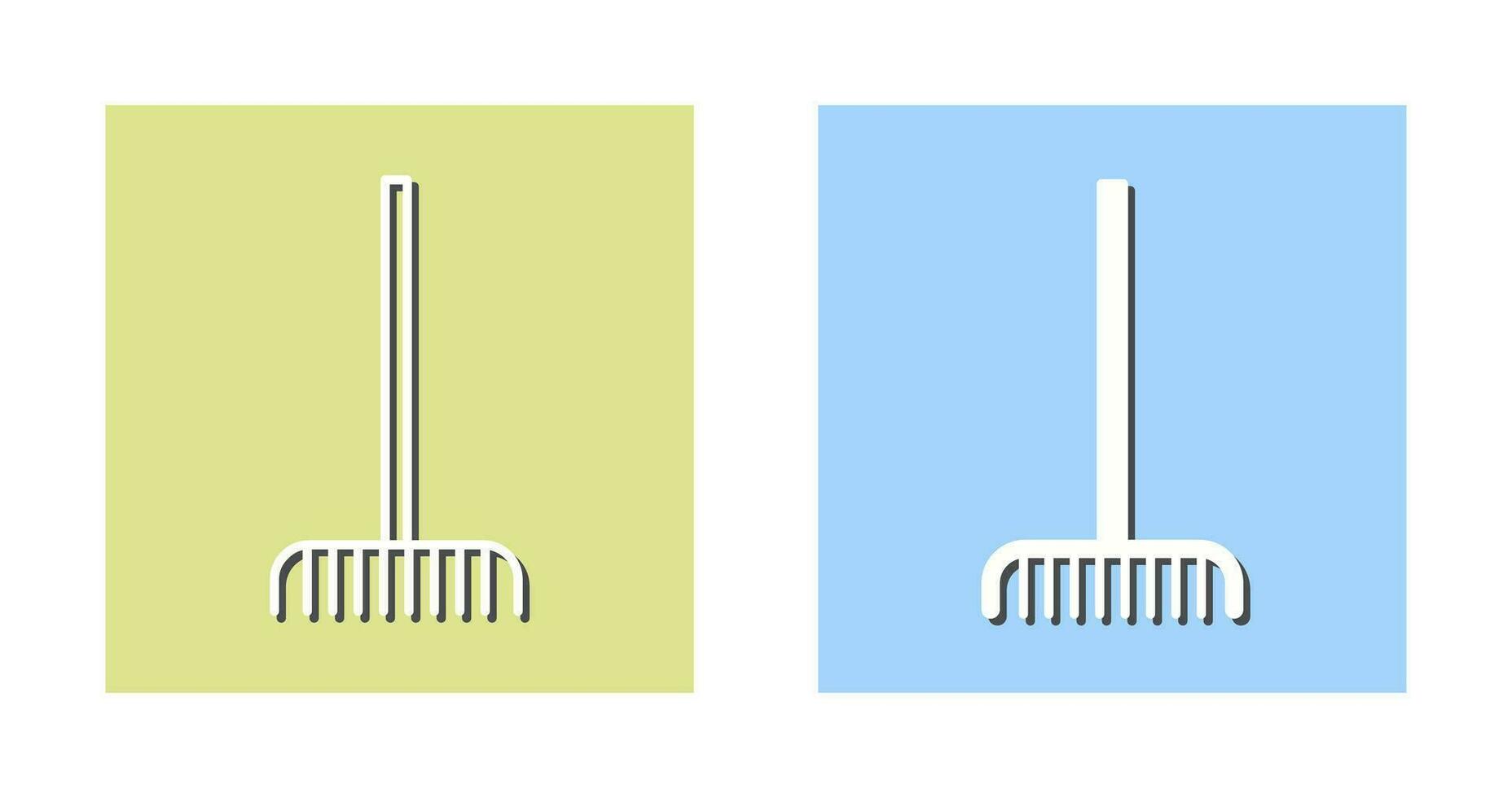 vork plukken bladeren vector icoon