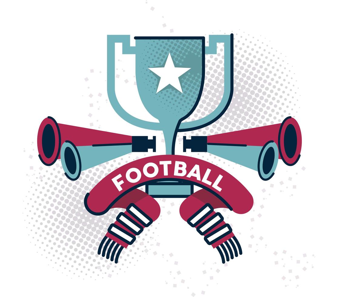 American Football Cup-onderscheiding vector