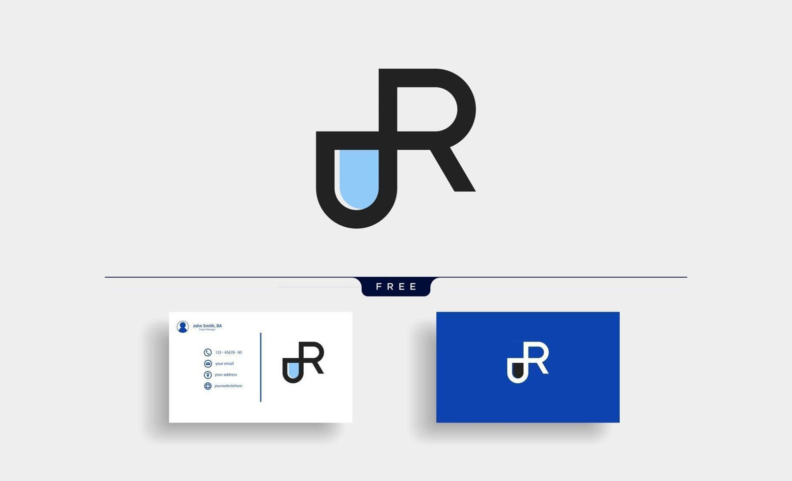 letter r capsule pil logo symbool sjabloon ontwerp vectorillustratie vector