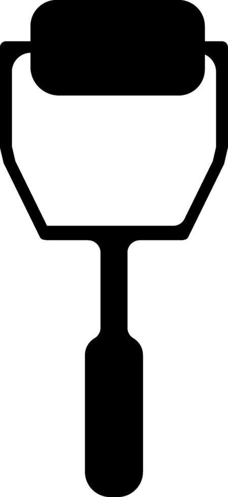 verf rol borstel teken of symbool. vector
