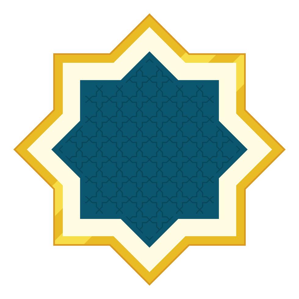 eid mubarak ster vector