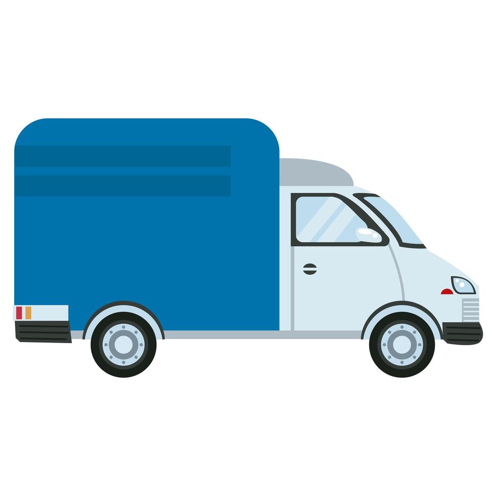 vrachtwagen bezorgservice stad vervoer pictogram vector