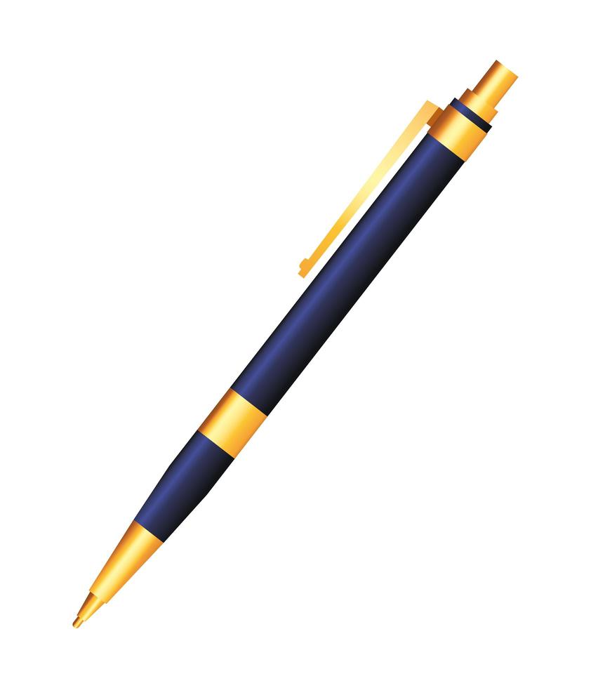 elegante pennenvoorziening vector