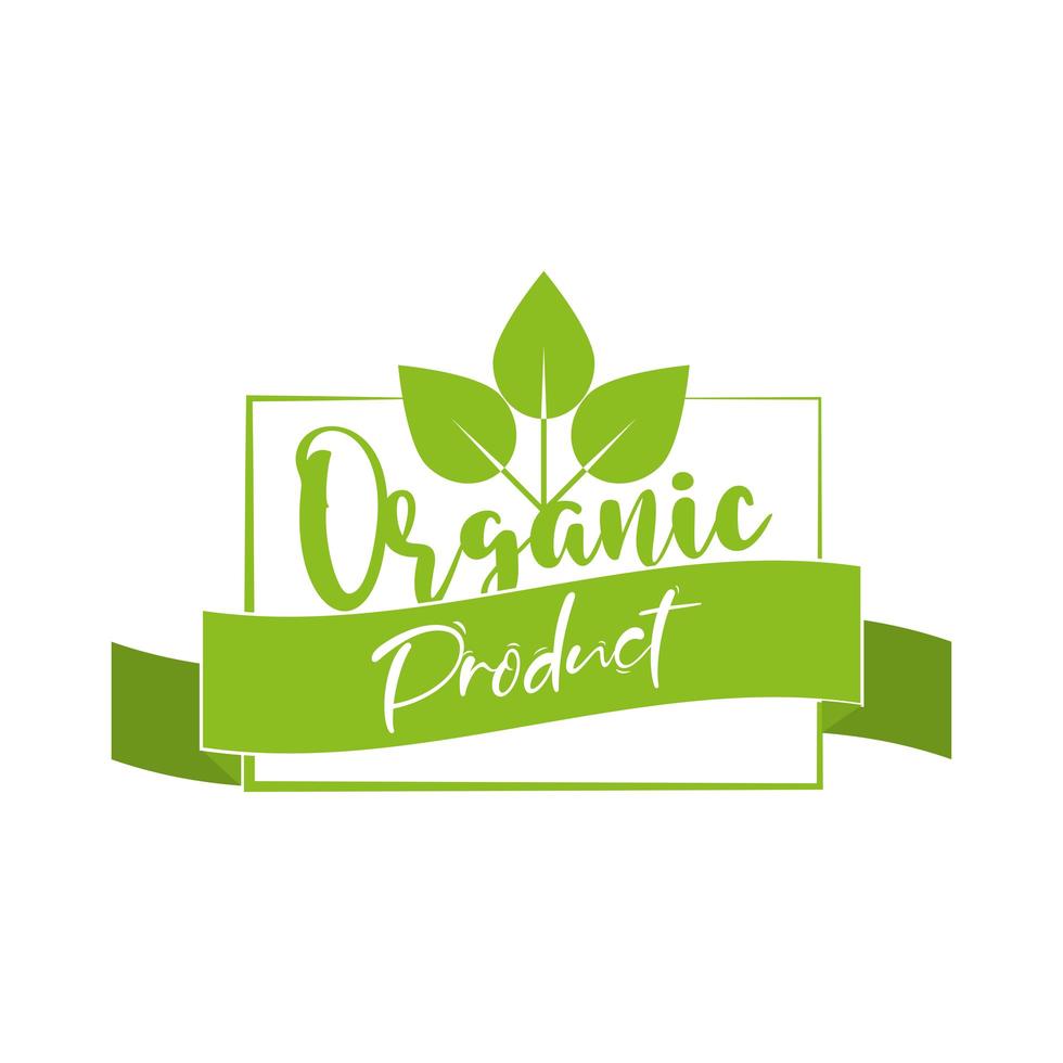 biologisch product banner vector