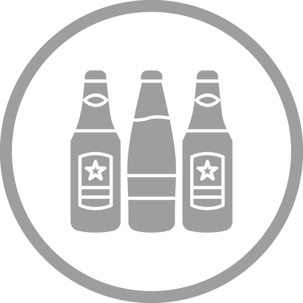 bier flessen vector icoon