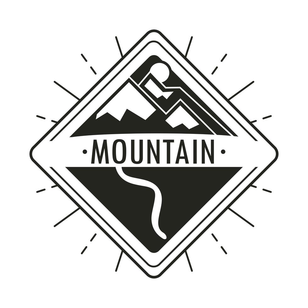 kamp reislustige mountians vector