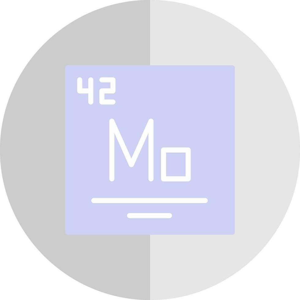 molybdeen vector icoon ontwerp