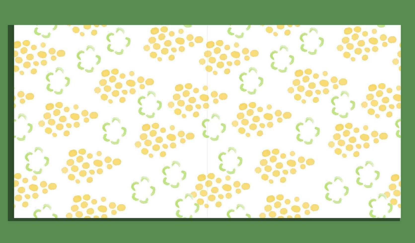 abstract meetkundig naadloos patroon met cirkels en groen bloemen. modern abstract ontwerp voor papier, omslag, kleding stof, interieur decor en andere gebruikers. ideaal voor baby meisje ontwerp vector