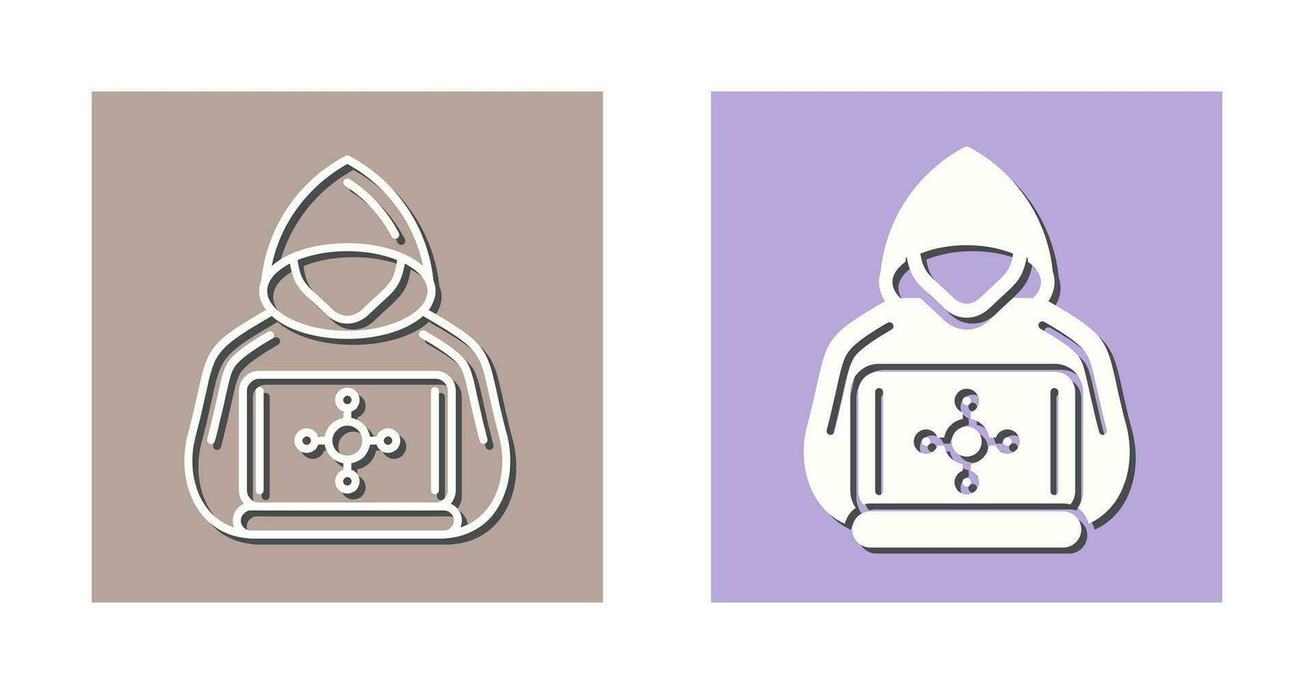 hacker vector pictogram