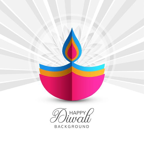 Gelukkige diwali celebrationi ontwerpvector vector