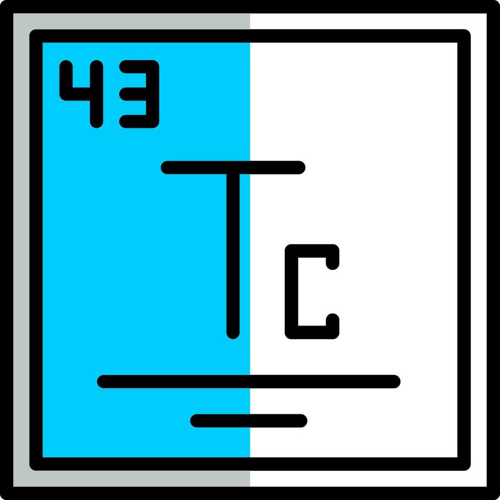 technetium vector icoon ontwerp