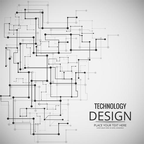 Abstracte technologie achtergrondontwerpillustratie vector