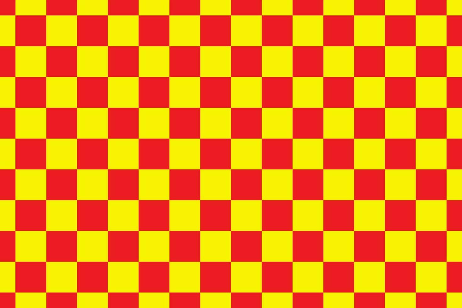 rood en geel schaak bord patroon. geruit pleinen achtergrond vector kunst.