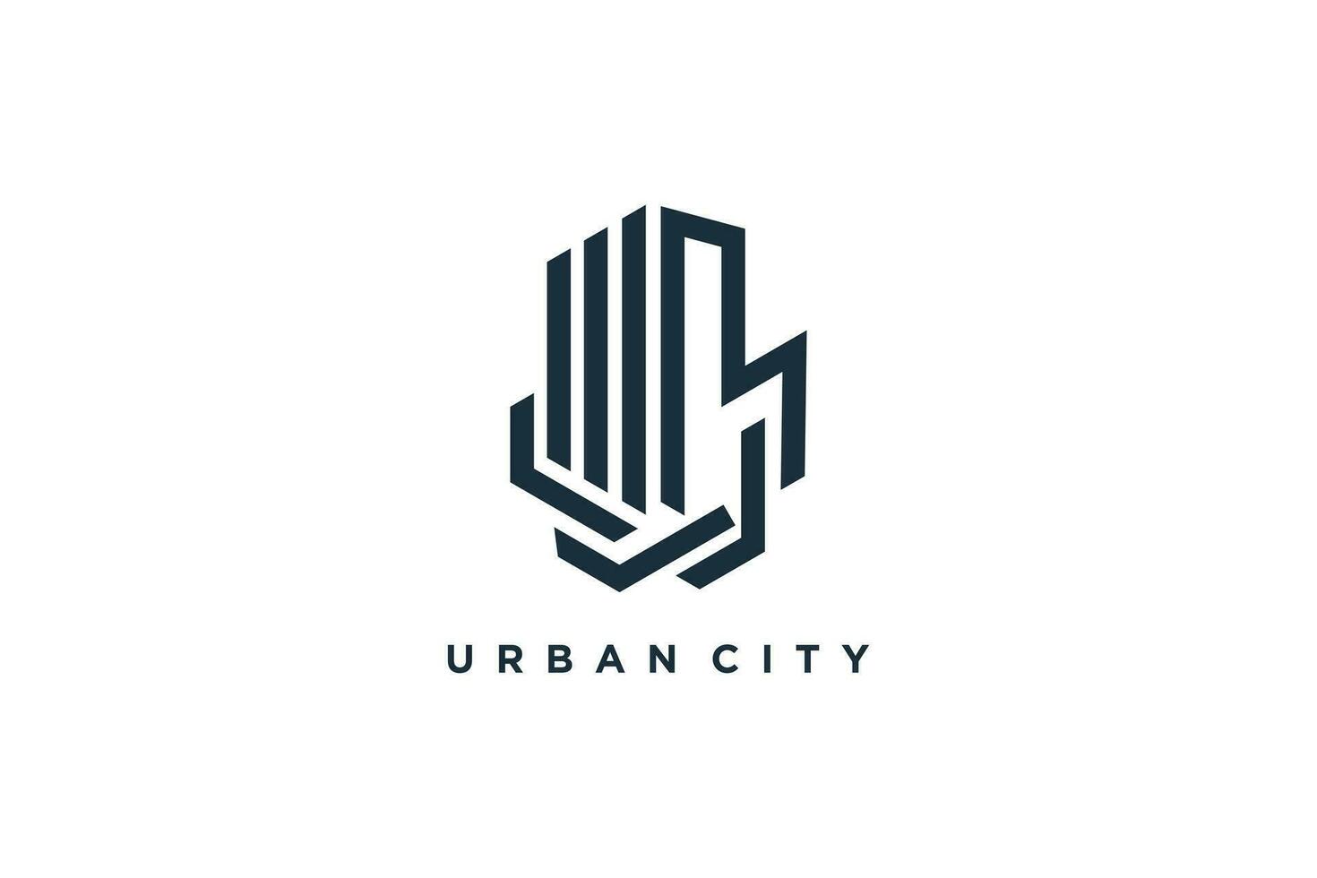 gebouw logo ontwerp vector met modern creatief concept