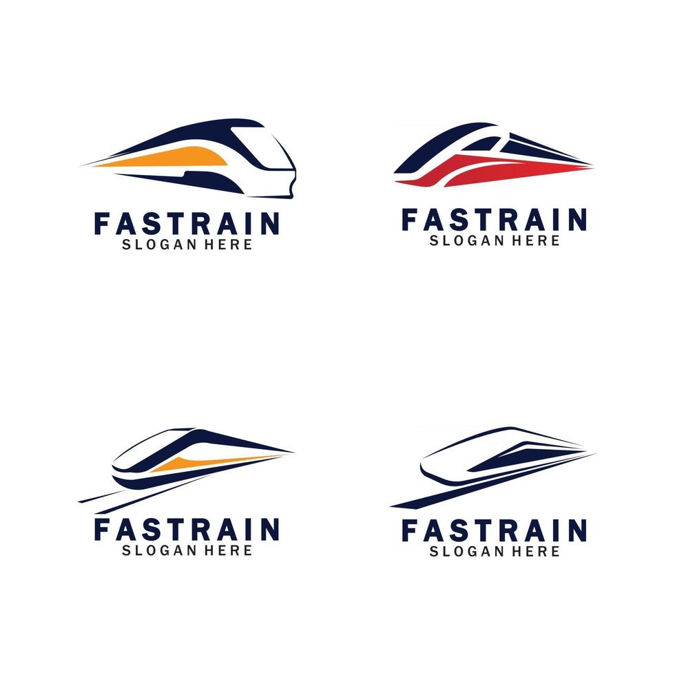 trein logo vectorillustratie vector