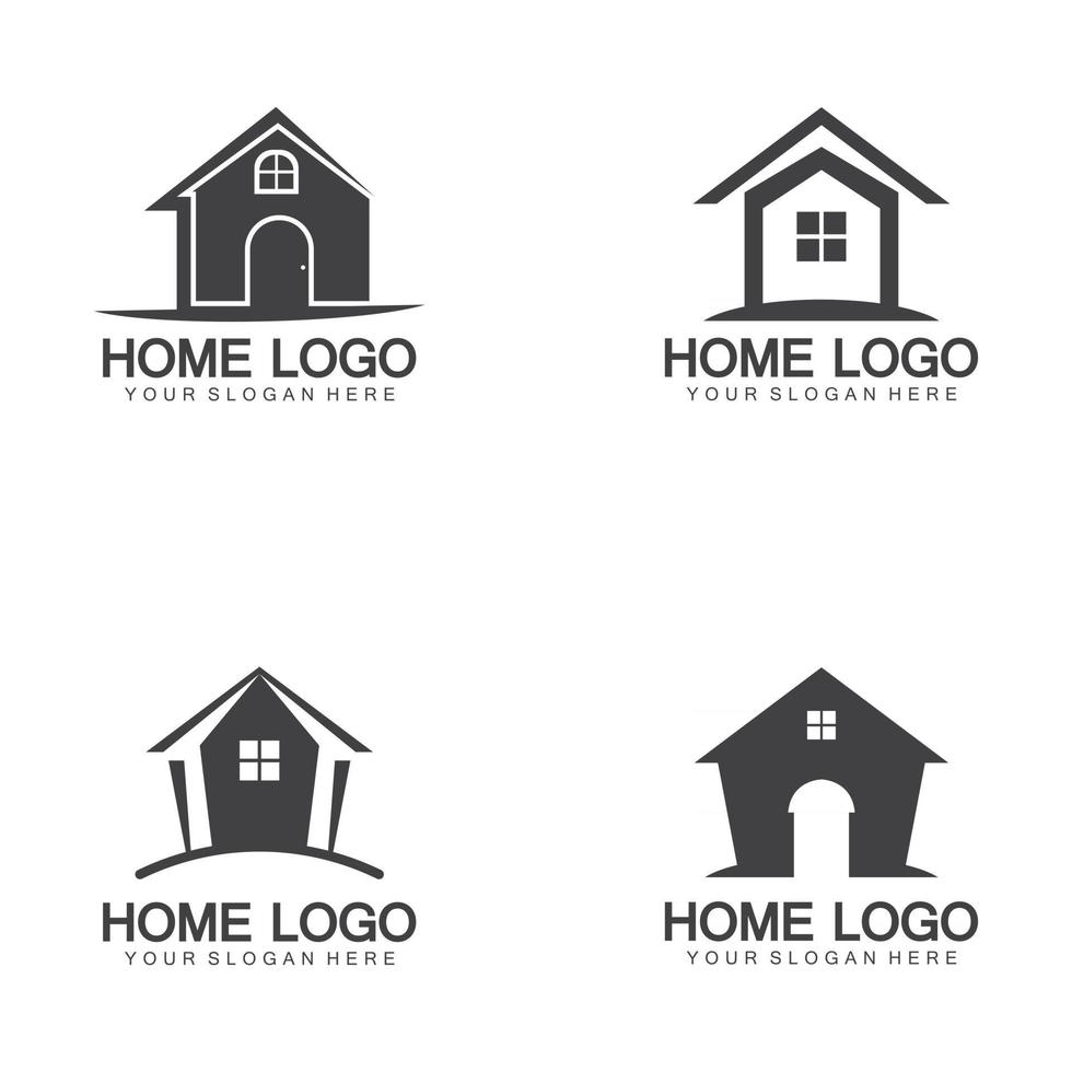 huis en gebouw logo vector