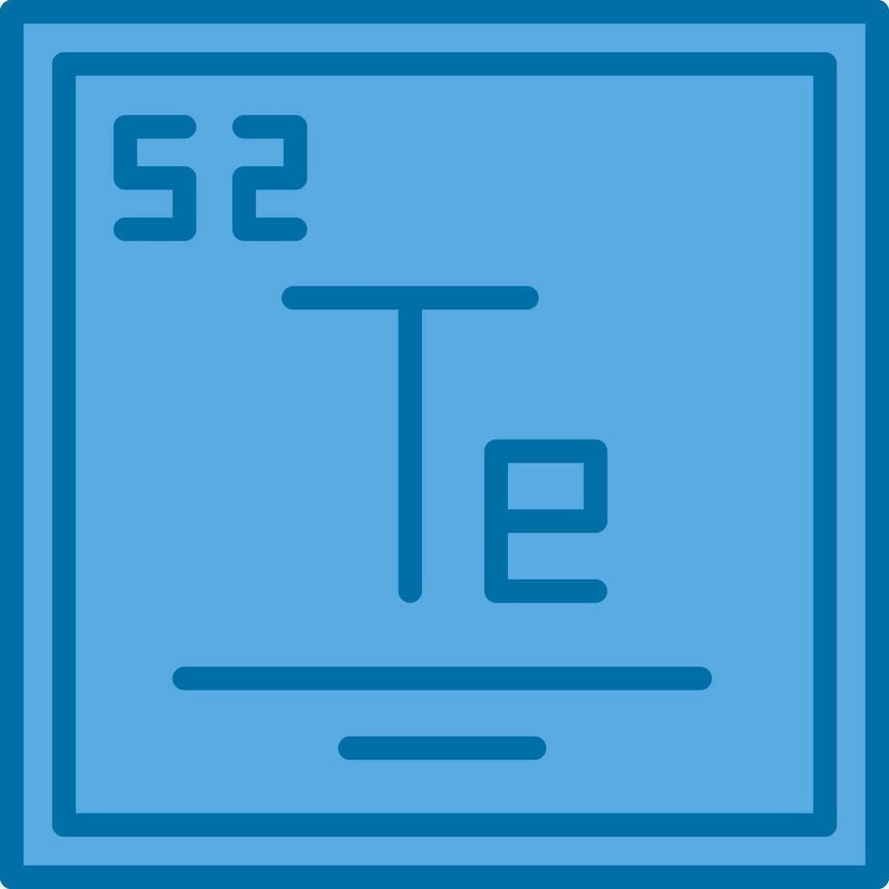 tellurium vector icoon ontwerp