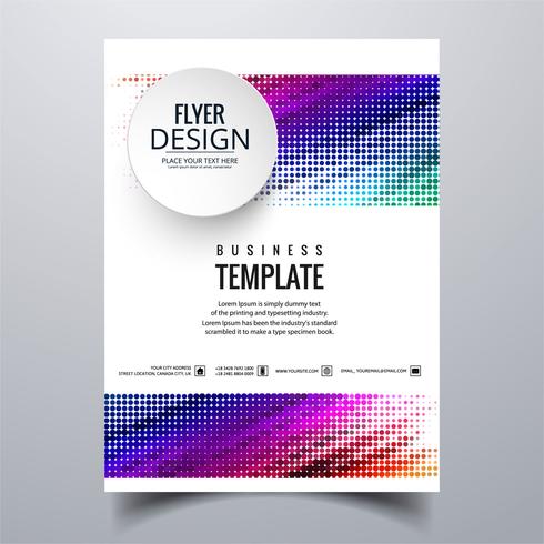 Abstracte stijlvolle buis brochure kaartsjabloon ontwerp vector