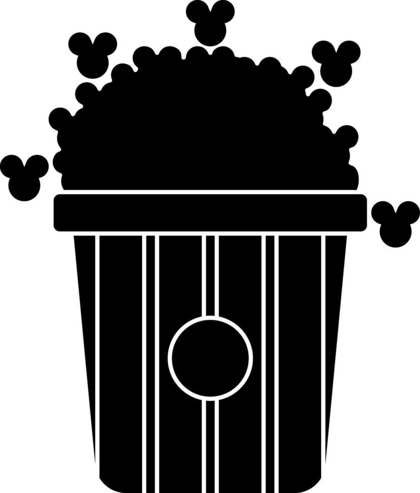 popcorn icoon in vector