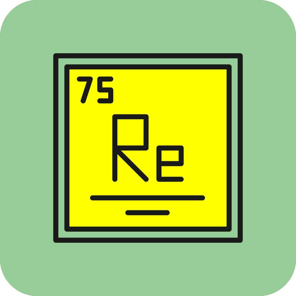 rhenium vector icoon ontwerp