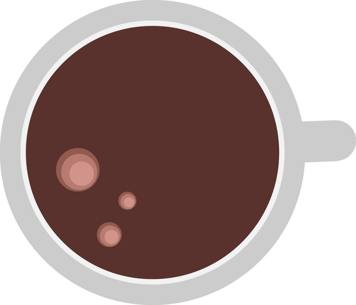 vlak illustratie van koffie beker. vector