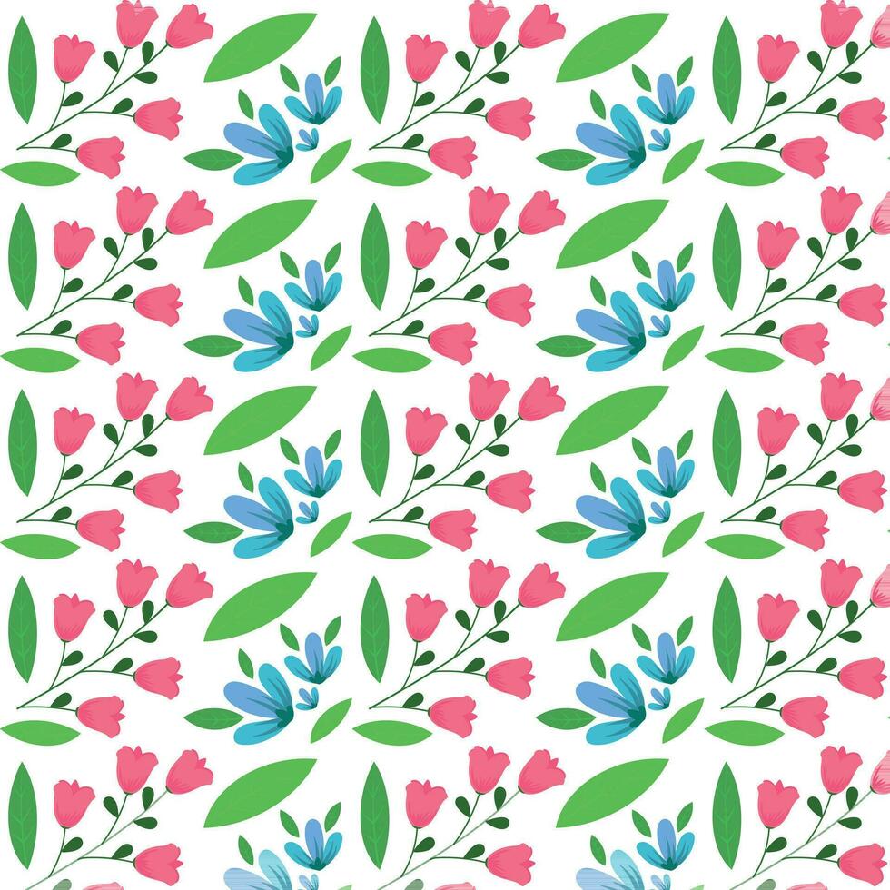 delicaat naadloos patroon met bloemen. ontwerp voor kleding stof, verpakking, behang, omslag. bloemen naadloos patroon. vector