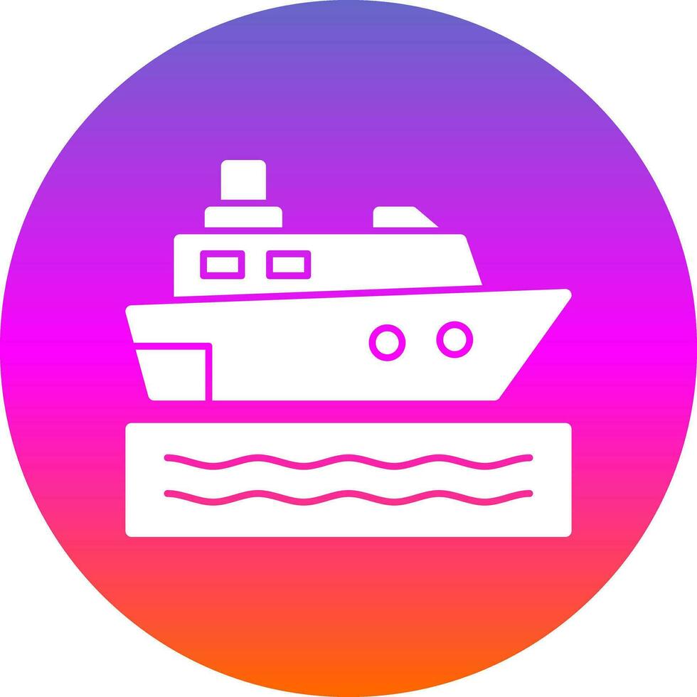 reis schip vector icoon ontwerp